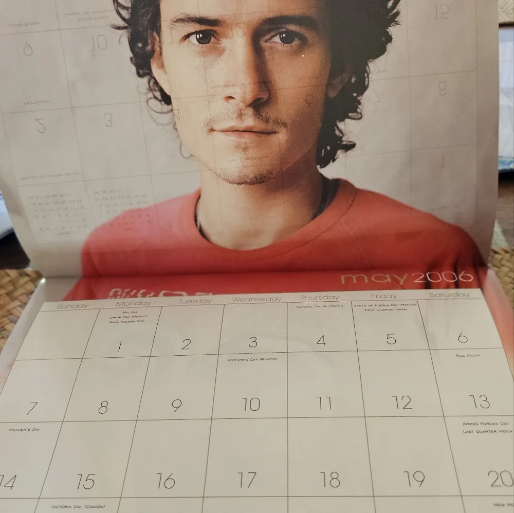 2006 Orlando Bloom 16 Month Calendar